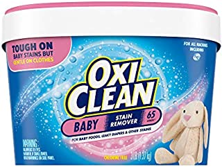 OxiClean Baby Stain Fighter, Soaker, 3 lb Tub Baby stain Soaker