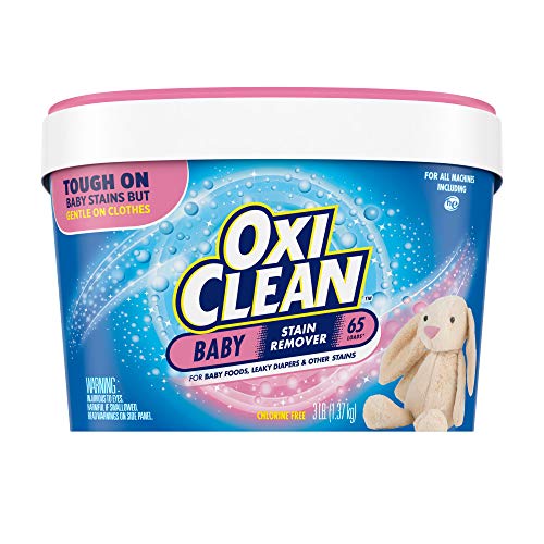 OxiClean Baby Stain Fighter, Soaker, 3 lb Tub Baby stain Soaker