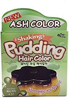 EZN Shaking Pudding Hair Color Korean Beauty - Ash Khaki