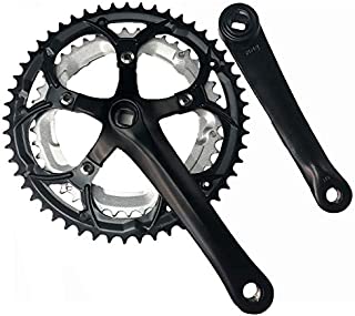 DONSP1986 52T/42T x 170mm Crankset for Mountain Road Bike Fixed Gear Bicycle (52T/42T Chainring)