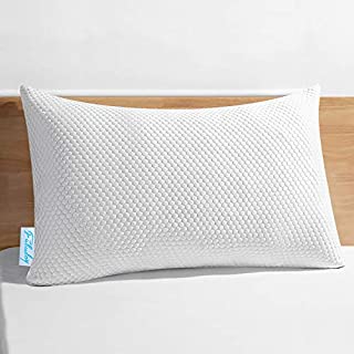 Shredded Memory Foam Pillows for Sleeping, Hypoallergenic Pillows for Side Sleepers 1 Pack