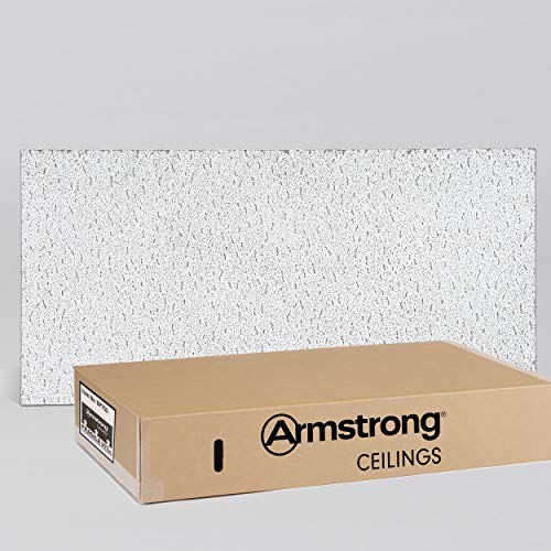 Armstrong Ceiling Tile; 2x4 Ceiling Tiles - Acoustic Ceilings for Suspended Ceiling Grid; Quality Drop Ceilings Direct from the Manufacturer; FISSURED Item 755 - 12 pcs Lay-in