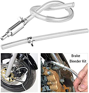 vbaxy Brake Bleeder Hose- One Way Check Valve Tube Bleeding Tool Kit for Motorcycle Car Clutch