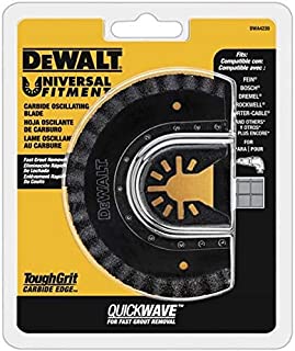 DEWALT Oscillating Tool Blade for Grout Removal, Fast Cutting, Carbide (DWA4220)