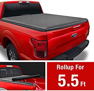 MaxMate Soft Roll Up Truck Bed Tonneau Cover Compatible with 2015-2021 Ford F-150 | Styleside 5.5' Bed