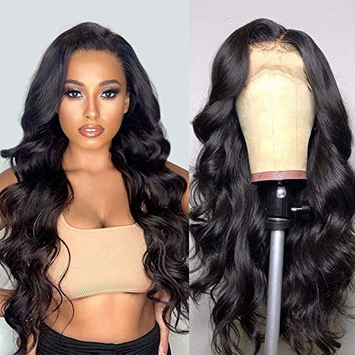 Brazilian Body Wave Lace Front Wigs Human Hair 13X4 Lace Front Wigs Human Hair 18 inch Brazilian Body Wave Human Hair Wigs For Black Women 150% Density Lace Frontal Wigs Pre Plucked with Baby Hair