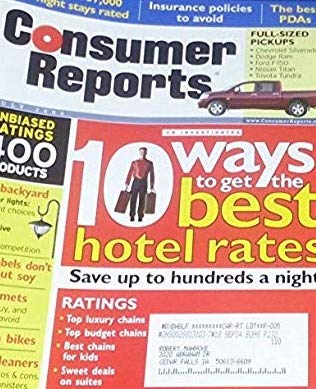 Consumer Reports Magazine, July 2004 (Vol. 69, No. 7)