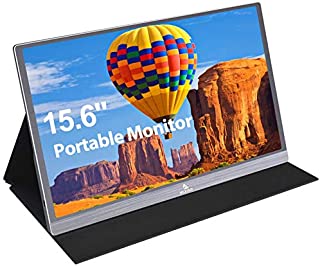 2021 [Upgraded] Portable Monitor - NexiGo 15.6 Inch Full HD 1080P IPS USB Type-C Computer Display, Eye Care Screen with HDMI/USB-C for Laptop PC/MAC/Surface/PS4/Xbox/Switch, Included Smart Cover