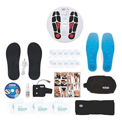 DR-HO'S Circulation Promoter Ultimate Package - TENS Unit, EMS and AMP with 1 Year Warranty - Improves Local Circulation and Alleviates Feet and Leg Pain