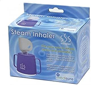 Medisure Steam Inhaler Cup - Colds Flu Blocked Conjested Nose Relief Steamer