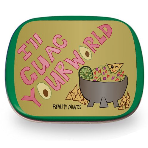 Ill Guac Your World Mints Funny Guacamole Weird Stocking Stuffers for Kids Adults Teens Wintergreen Breath Mints Cute Avocado Gags Easter Basket Mexican Food Spicy Gags Foodie