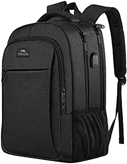 Business Travel Backpack, Matein Laptop Backpack with Usb Charging Port for Men Womens Boys Girls, Anti Theft Water Resistant College School Bookbag Computer Backpack Fits 15.6 Inch Laptop Notebook