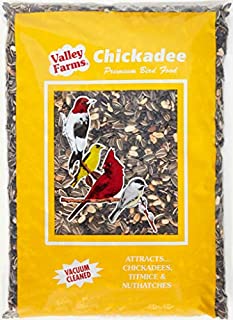 Valley Farms Chickadee Mix - Attract Cute Wild Birds Like Cute Chickadee, Titmice, & Nuthatch!