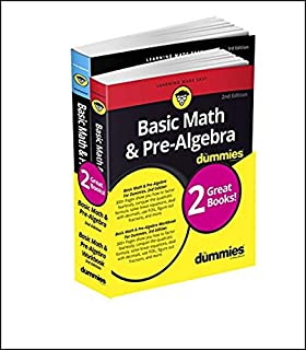 Basic Math & Pre-Algebra For Dummies Book + Workbook Bundle (For Dummies Math & Science)