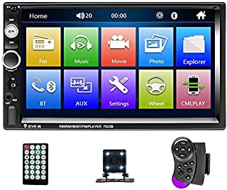 Mosufit Double Din Car Stereo Car Audio with Bluetooth FM Radio Receiver, 7