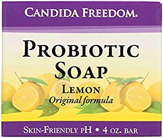 Masseys CF 100% Natural Probiotic Soap - Powerful Tea Tree and Lemon Body Soap - 4oz Lemon Scent