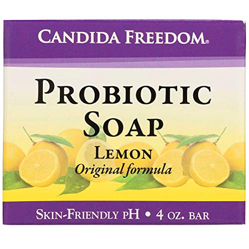 Masseys CF 100% Natural Probiotic Soap - Powerful Tea Tree and Lemon Body Soap - 4oz Lemon Scent