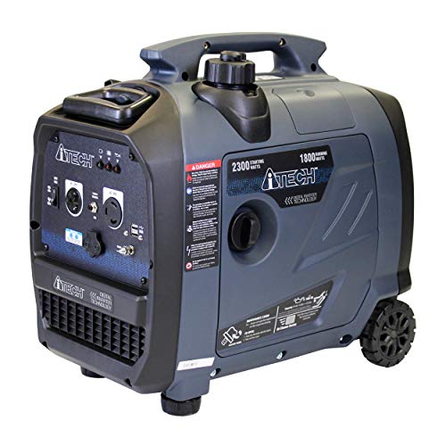 A-ITECH AT20-123001 2300 Watt Portable Inverter Generator Quiet Operation, RV Ready