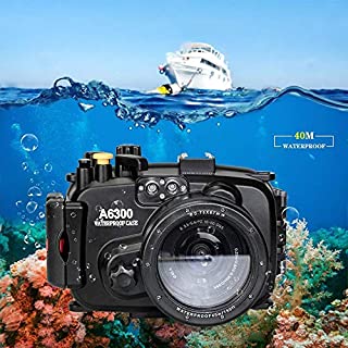 Sea frogs for Sony a6300 130FT/40M Underwater Case Camera Diving Waterproof Housing case