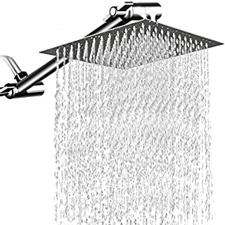 12 Inch High Pressure Showerhead with 11 Inch Arm