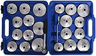 23Pcs Cup Type Aluminium Oil Filter Wrench Removal Socket Remover Tool Kit Set for Removing The Oil Filter