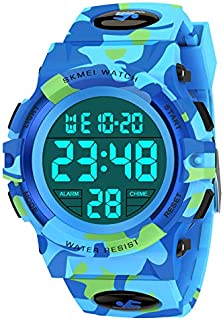 Dreamingbox Christmas Thanksgiving Gifts for 5-10 Years Old Boys, Digital Sport Watches for Boys Birthday Present for 6-12 Year Boys Watches Ages 7-10 Kids Watches Boys Stocking Fillers LB Camouflage