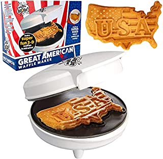 The Great American USA Waffle Maker- Make Giant 7.5