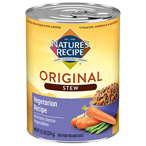 Nature's Recipe Healthy Skin Wet Dog Food, Vegetarian Recipe, 13.2 Ounce Can (Pack of 12)