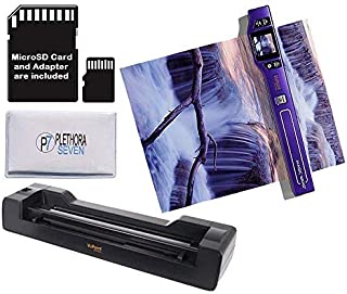 Vupoint ST470 Magic Wand Portable Scanner w/Auto-Feed Docking Station (Purple) (Renewed)