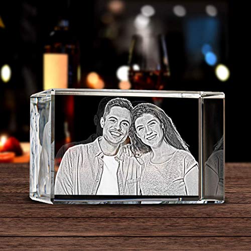 ArtPix 3D - Custom Laser Engraved Crystal - Rectangle - Small - Landscape Orientation | Personalized Gifts Great for Any Occasion