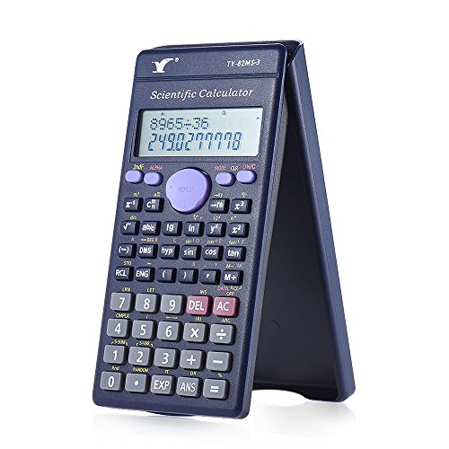 Aibecy Scientific Calculator Counter 240 Functions 2 Line LCD Display Business Office Middle High School Student SAT/AP Test Calculate