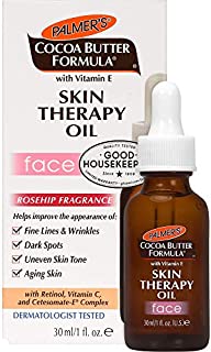 Palmer's Cocoa Butter Formula Moisturizing Skin Therapy Oil for Face with Vitamin E, Rosehip Fragrance, 1 Ounce