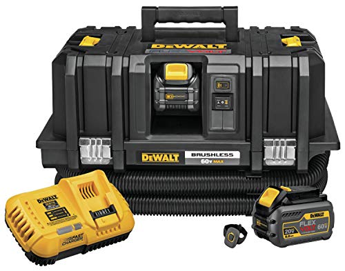 DEWALT FLEXVOLT 60V MAX Dust Extractor Kit, 2.0-Gal, 8-Foot Hose (DCV585T2)