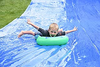 BACKYARD BLAST - 75' X 12' Heavy Duty Waterslide - Includes 2 Riders, Sprinkler, Carrying Bag - Extra Thick to Prevent Tears & Rips - Easy to Assemble