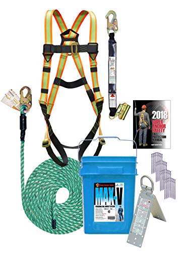 3200-50 Super Anchor Safety MAX-V Fall Protection Kit, 50'