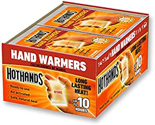 HotHands Hand Warmers - Long Lasting Safe Natural Odorless Air Activated Warmers - Up to 10 Hours of Heat - 40 Pair