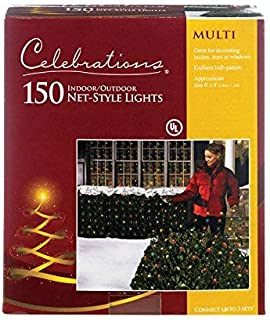 Celebration 150 Indoor/Outdoor Net-Style Lights, Multi-Color