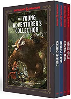 The Young Adventurer's Collection [Dungeons & Dragons 4-Book Boxed Set]: Monsters & Creatures, Warriors & Weapons, Dungeons & Tombs, and Wizards & Spells (Dungeons & Dragons Young Adventurer's Guides)