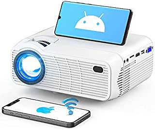 WiFi Bluetooth Projector, Upgraded 3Stone Native 720P Mini Projector for Outdoor Movies with Dual 5W Stereo Speakers, 200