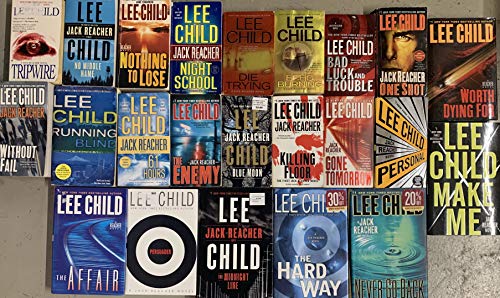 Jack Reacher Series Complete Set (BOOKS 1-18) : 1. Killing Floor 2. Die Trying 3. Tripwire 4. Running Blind 5. Echo Burning 6. Without Fail 7. Persuader 8. The Enemy 9. One Shot 10. The Hard Way 11. Bad Luck and Trouble 12. Nothing to Lose ...