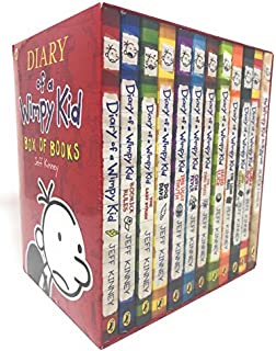 Diary of a Wimpy Kid 12 Books Complete Collection Set New(Diary Of a Wimpy Kid,Rodrick Rules,The Last Straw,Dog Days,The Ugly Truth,Cabin Fever,The Third Wheel,Hard Luck,The Long Haul,Old School..etc