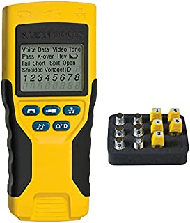 Klein Tools VDV501-823 Cable Tester, VDV Scout Pro 2 Traces and Tests Coax Cable, Network Data Cable, and Telephone Cable with Remotes