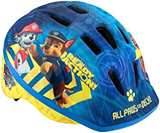 Nickelodeon Paw Patrol Kids Bike Helmet, Toddler 3-5 Years, Adjustable Fit, Vents, All Paws Blue