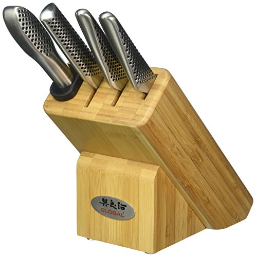 Global Knife Block Set, Silver