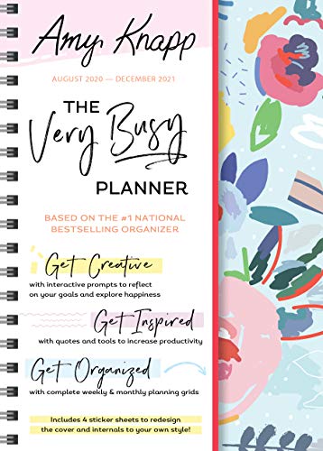 2021 Amy Knapp's The Very Busy Planner: 17-Month Weekly Organizer for Women (Includes Stickers, Student Planner, Family Planner, Thru December 2021)