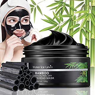 Blackhead Remover Mask, Charcoal Peel Off Mask, Purifying Black Face Mask for All Skin Type Nose and Face