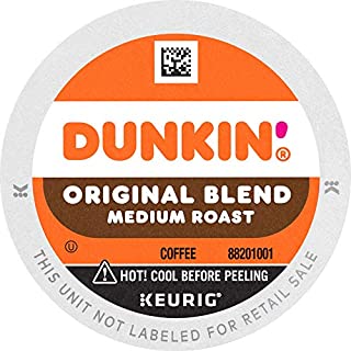 Dunkin' Original Blend Medium Roast Coffee, 88 Keurig K-Cup Pods