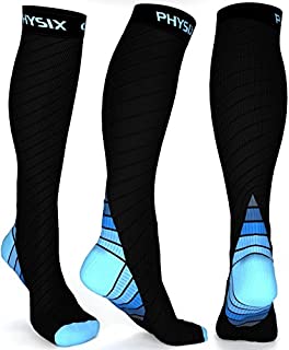 Compression Socks for Men & Women, BEST Graduated Athletic Fit for Running, Nurses, Shin Splints, Flight Travel, & Maternity Pregnancy. Boost Stamina, Circulation, & Recovery - Includes FREE EBook!