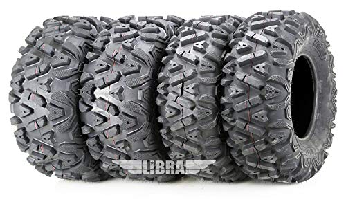 Set 4 ATV UTV Mud Tires 26x9-12 Front & 26x12-12 Rear 6PR