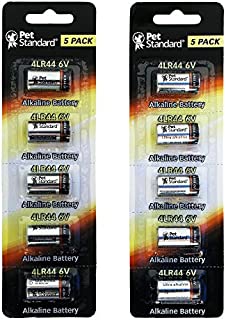 10 Pack 4LR44 / 476A / PX28A / A544 / K28A / L1325 Dog Collar 6V PetStandard Brand